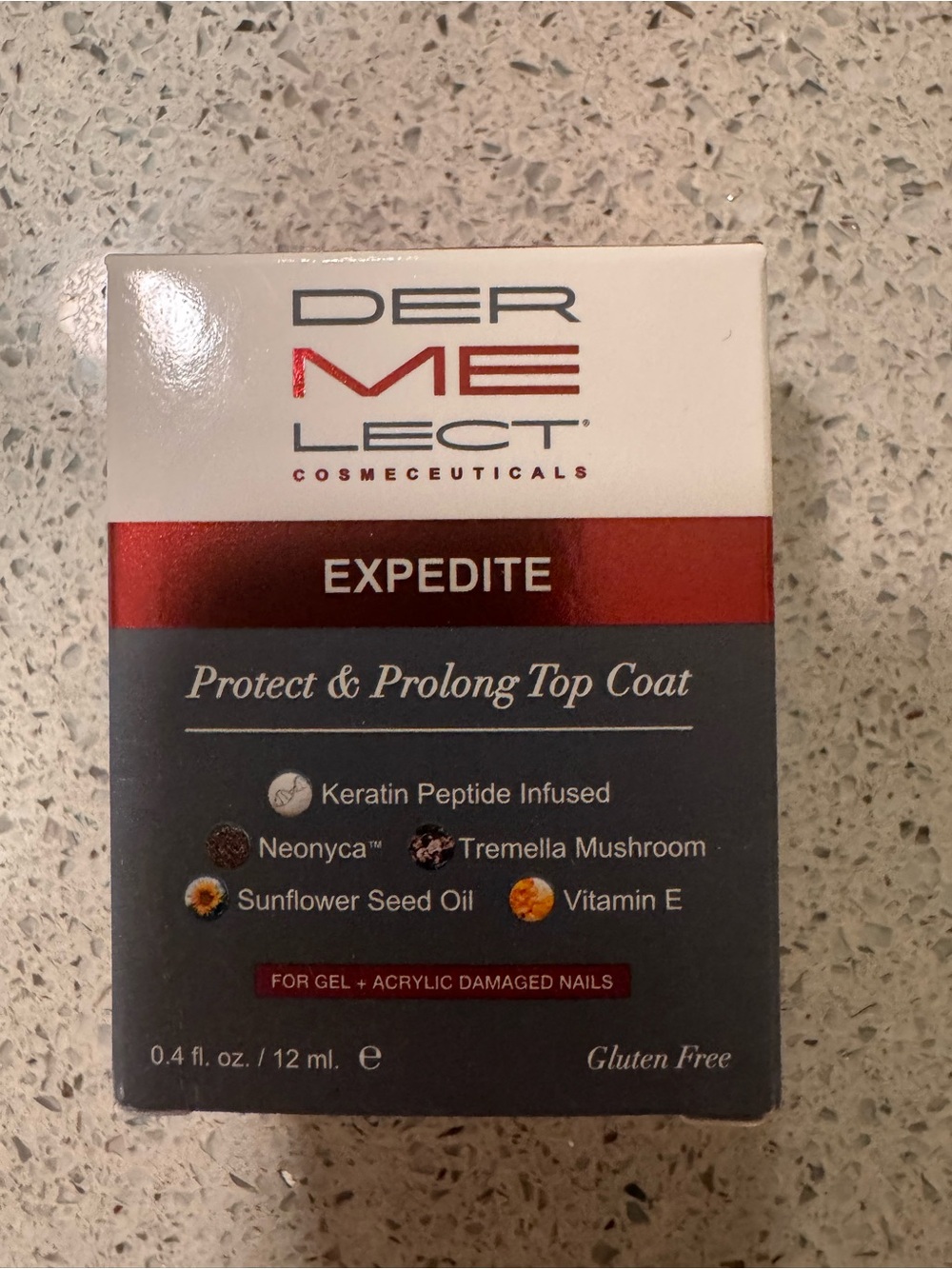 Dermelect Expedite Protect & Prolong Top Coat - New